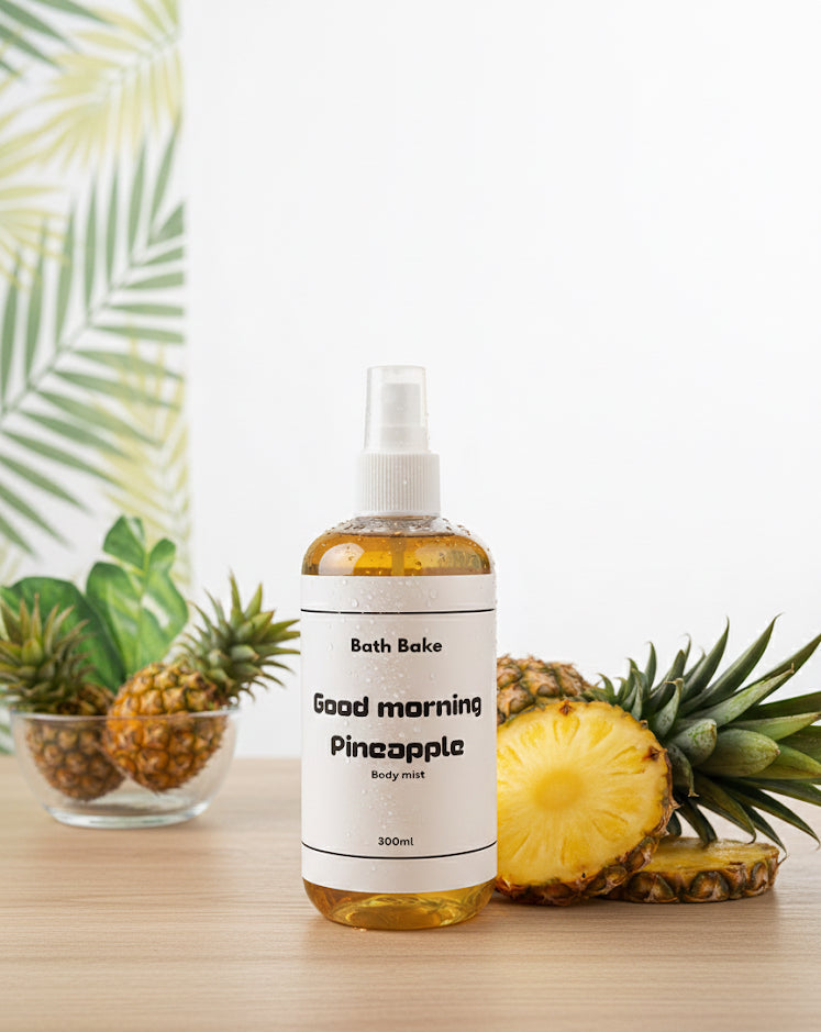 Good Morning Pineapple 300ml body mist by bathbake