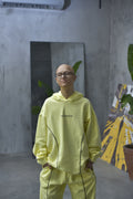 Yellowow Oversized Butter Yellow Tracksuit – Unisex Streetwear Tracksuit